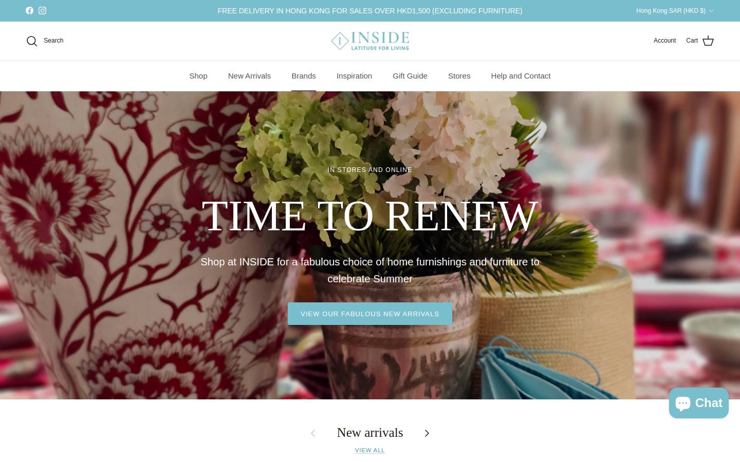 inside.com.hk homepage screenshot