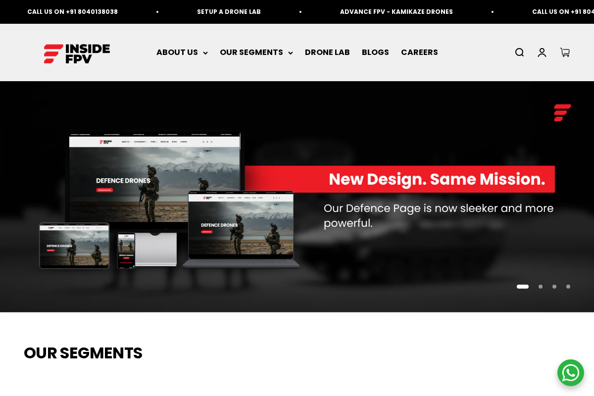 insideFPV homepage screenshot