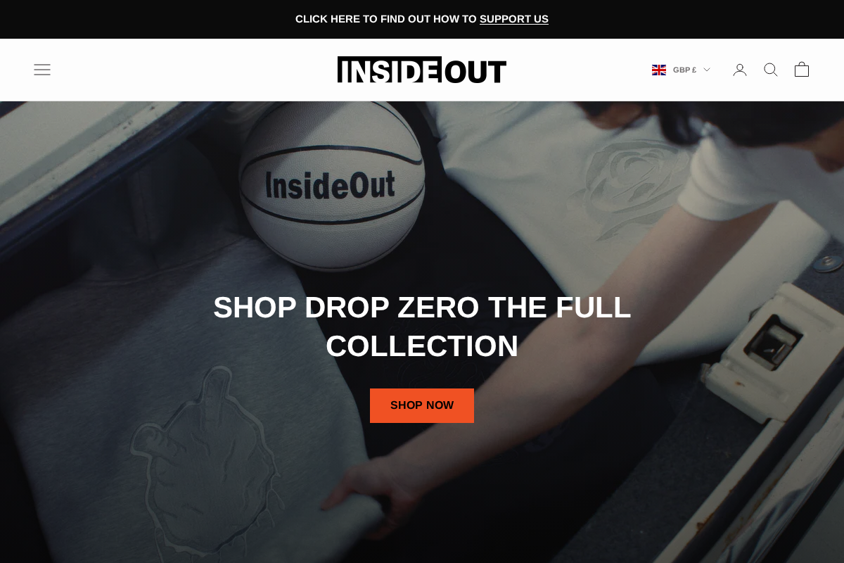 insideoutpjt.com homepage screenshot