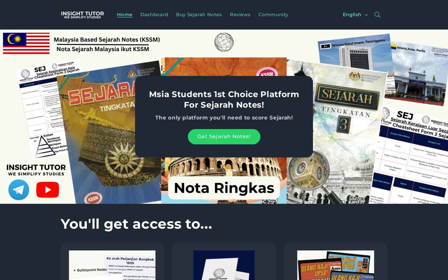 insighttutors.asia homepage screenshot