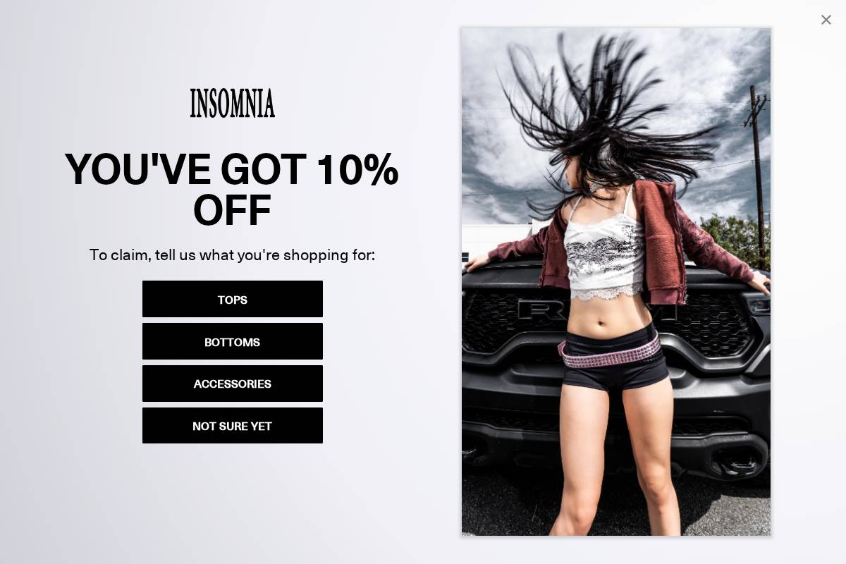 Insomniavisuals homepage screenshot