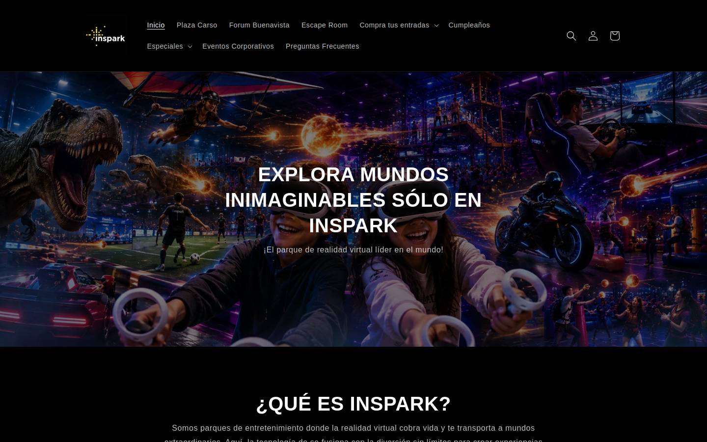 inspark.com.mx homepage screenshot