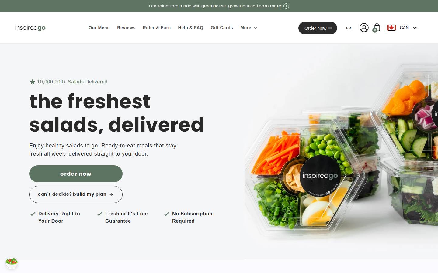 inspiredgo.ca homepage screenshot
