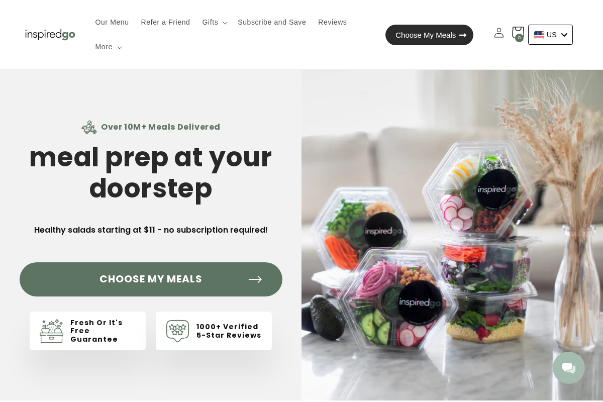Inspired Go homepage screenshot