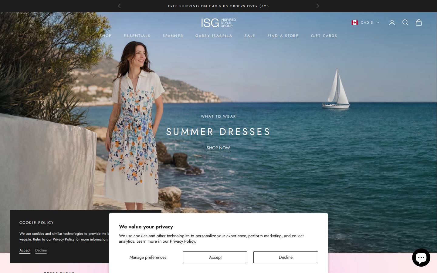 inspiredstyle.com homepage screenshot