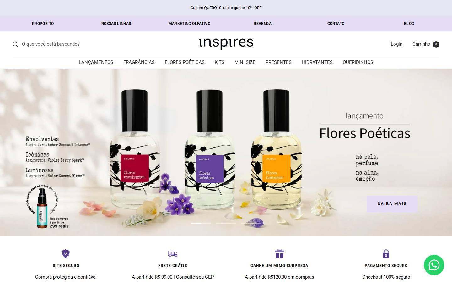 inspires.com.br homepage screenshot