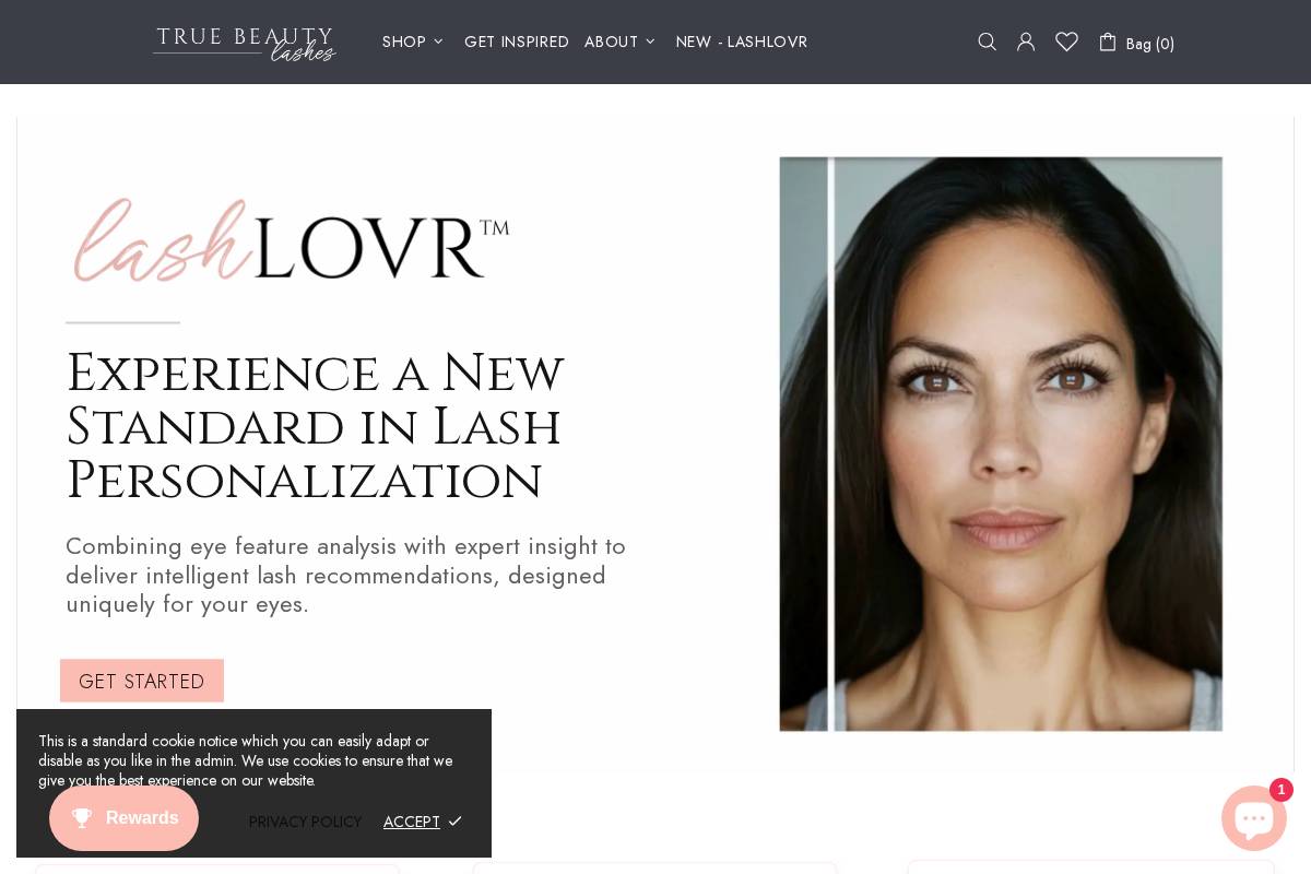 inspiretruebeauty.com homepage screenshot