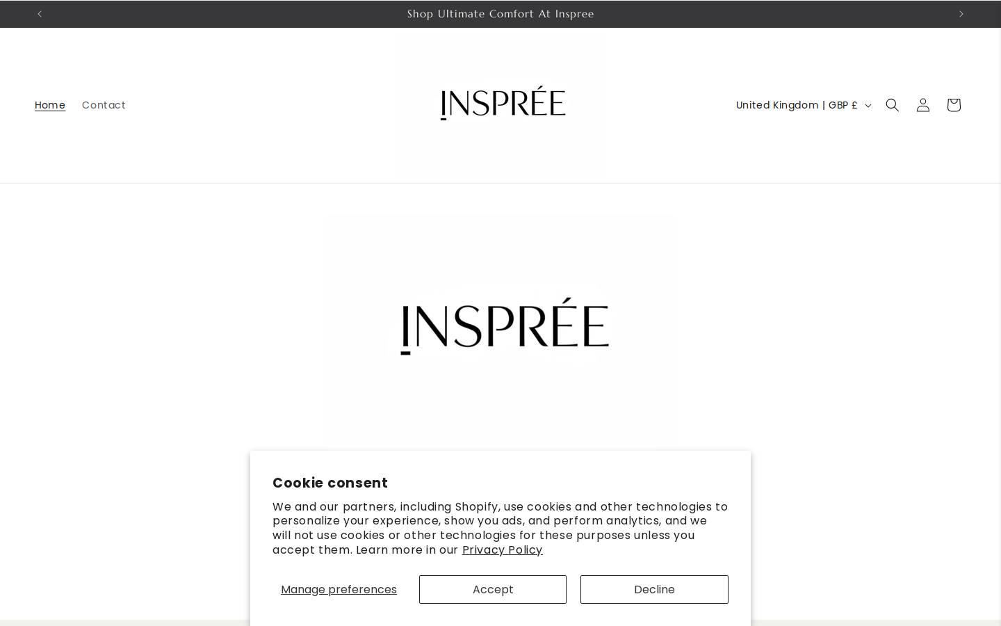 inspree.shop homepage screenshot