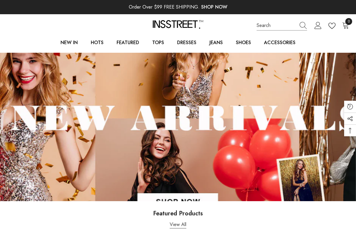 InsStreet homepage screenshot