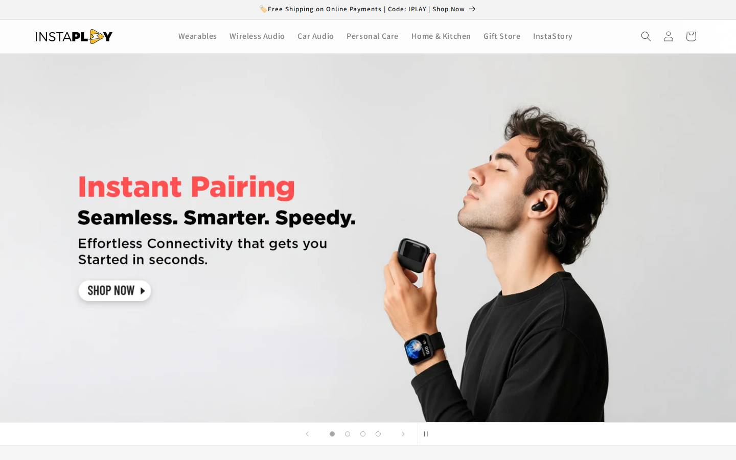 instaplay.in homepage screenshot