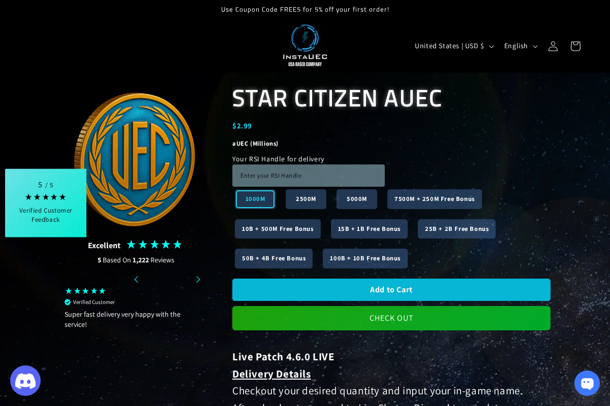 instauec.com homepage screenshot