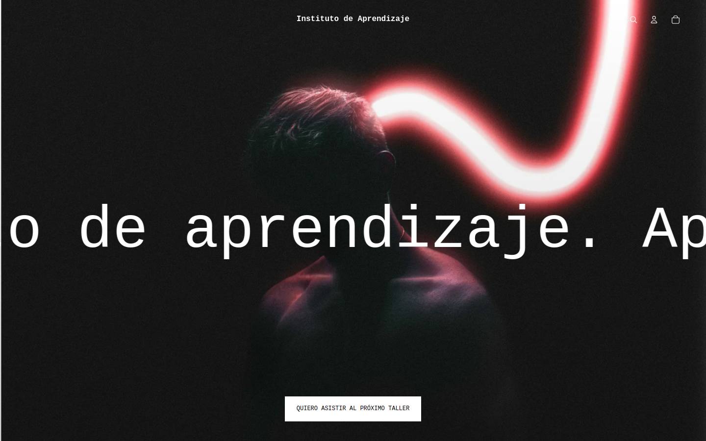 institutodeaprendizaje.com homepage screenshot