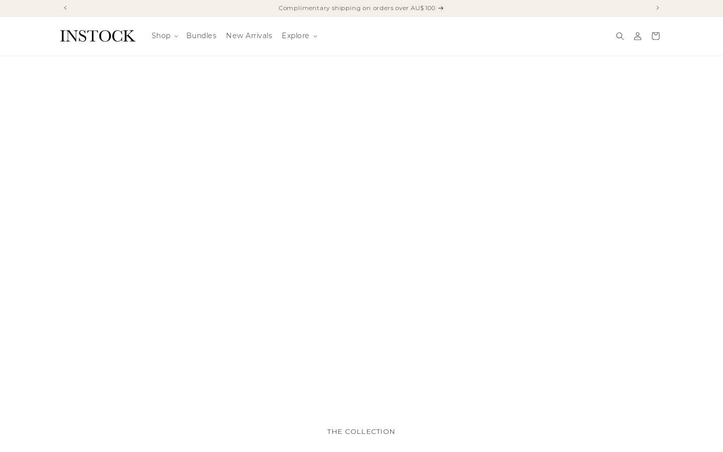 instockaus.com.au homepage screenshot