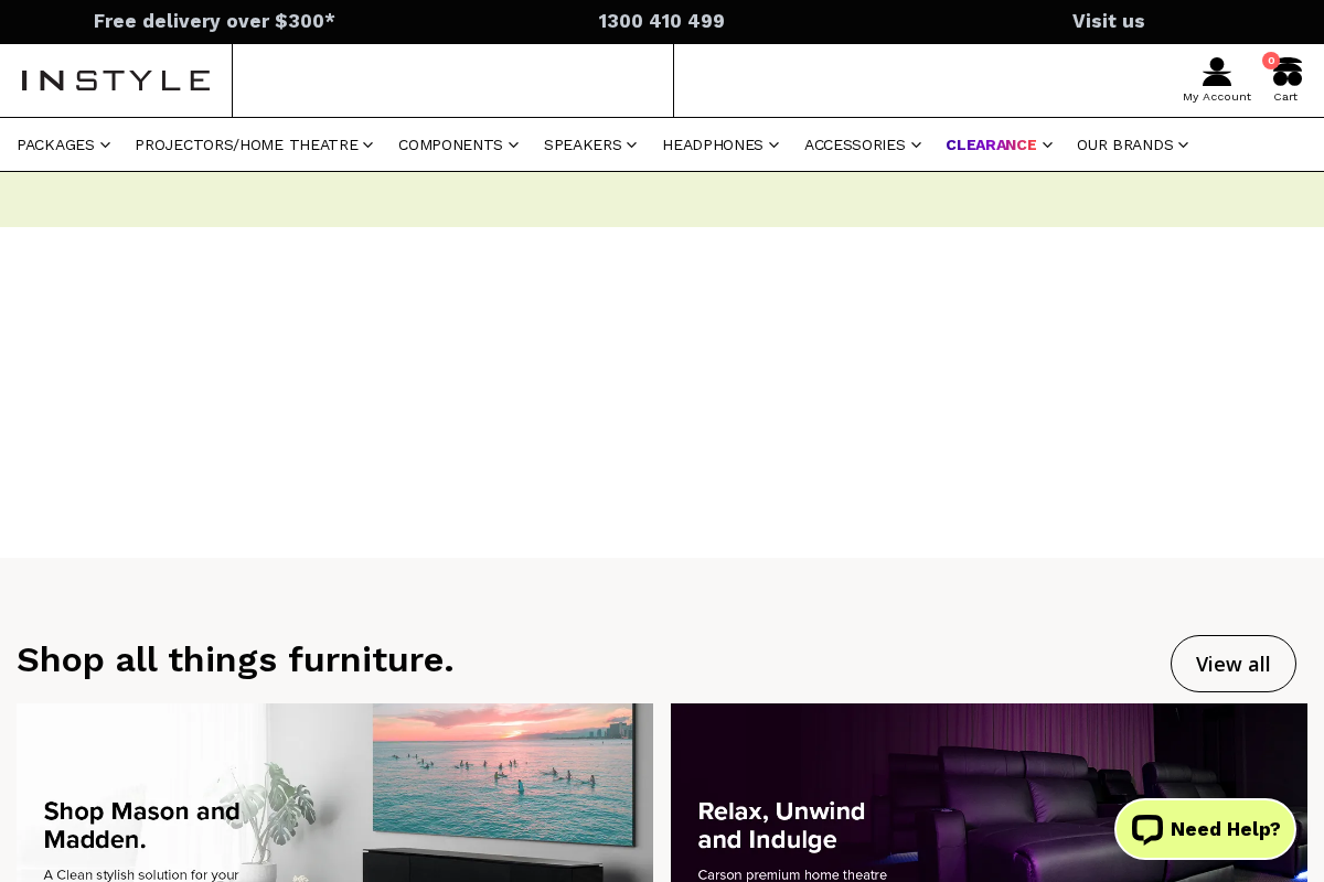 instylehifi.com.au homepage screenshot