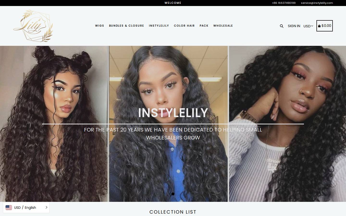 instylelily.com homepage screenshot
