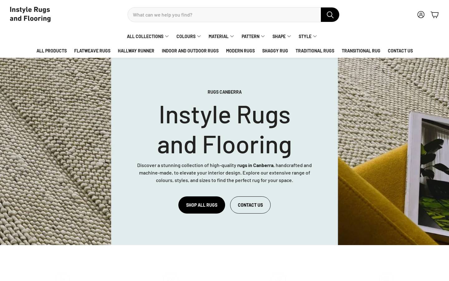 instylerugs.com.au homepage screenshot