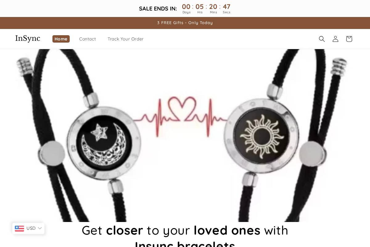 insynclove.com homepage screenshot