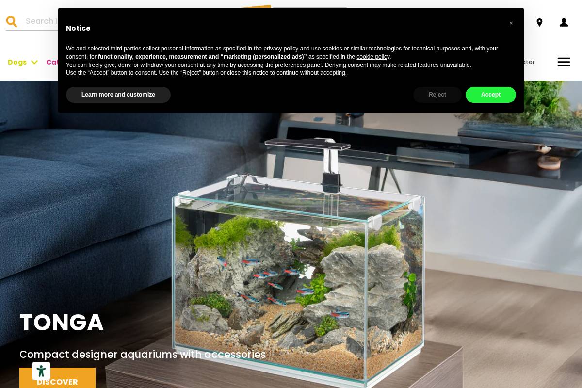 int.ferplast.com homepage screenshot