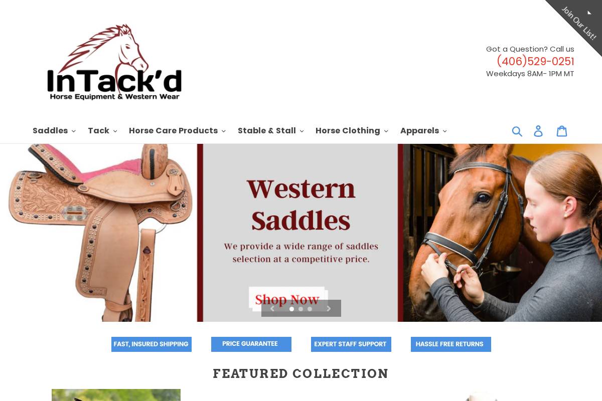 intackd.com homepage screenshot