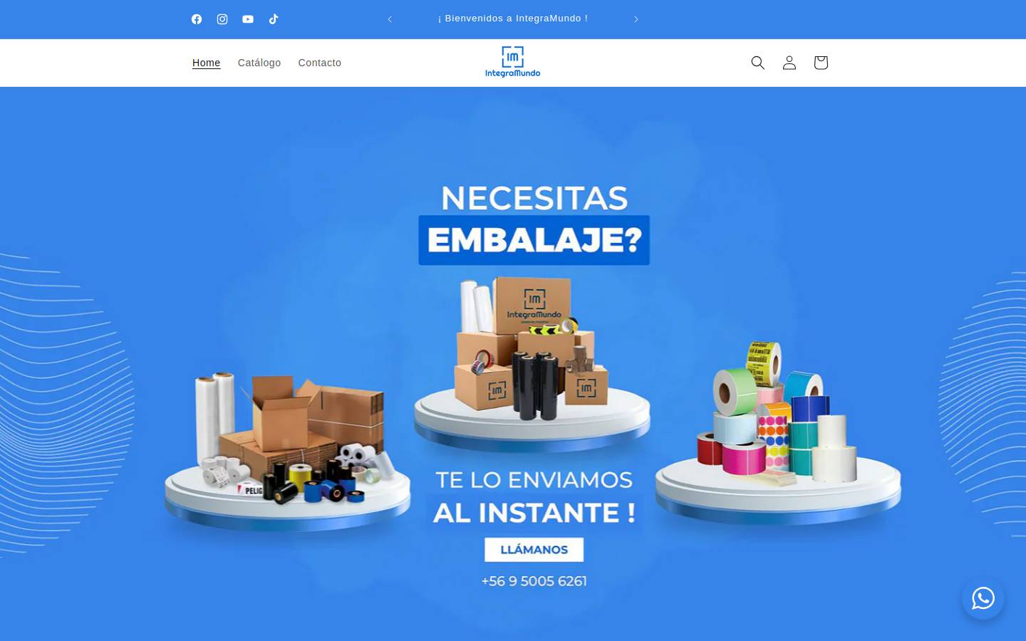 integramundo.cl homepage screenshot
