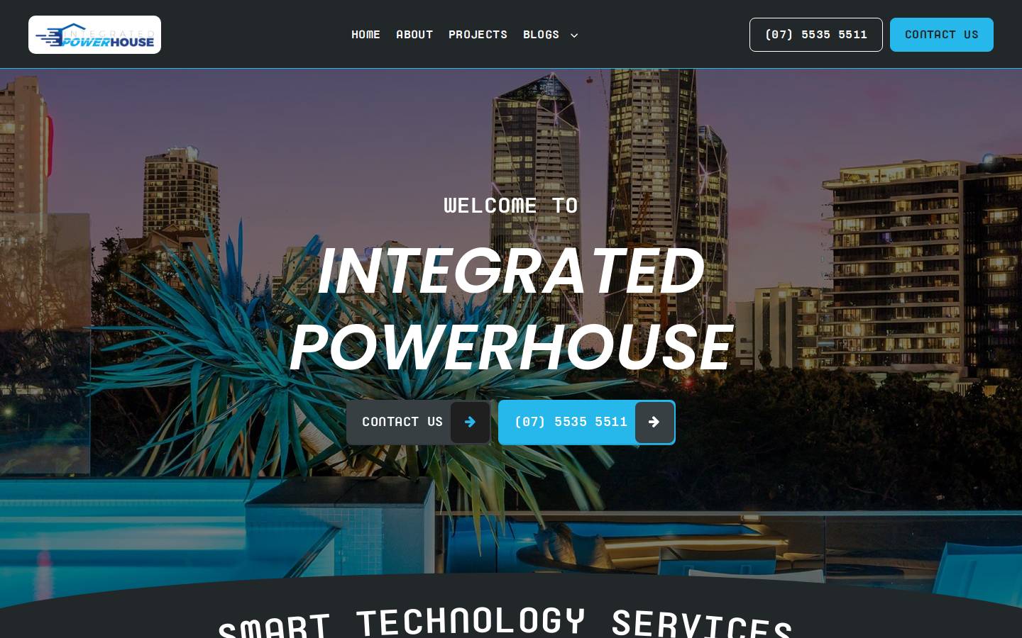 integratedpowerhouse.com.au homepage screenshot