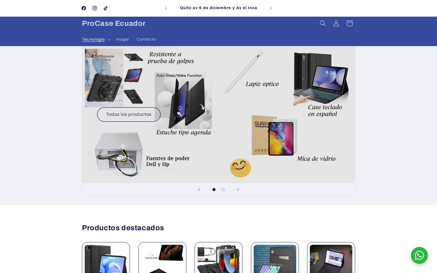 intelcompus.com homepage screenshot