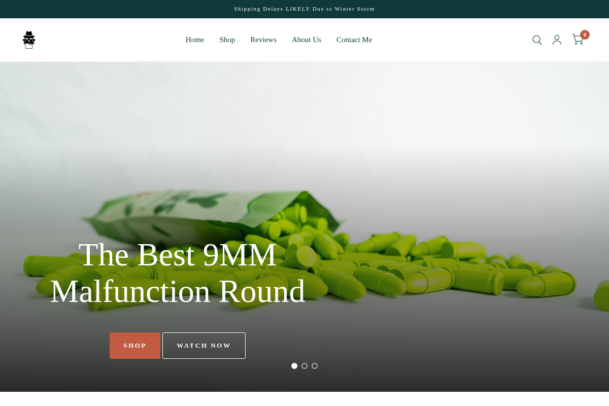 IntelGoons homepage screenshot