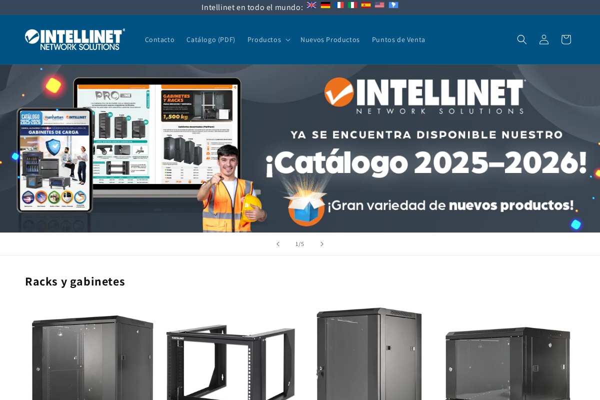 Intellinet México homepage screenshot