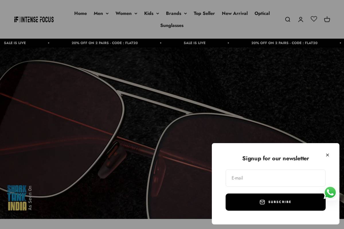 intensefocus.com homepage screenshot