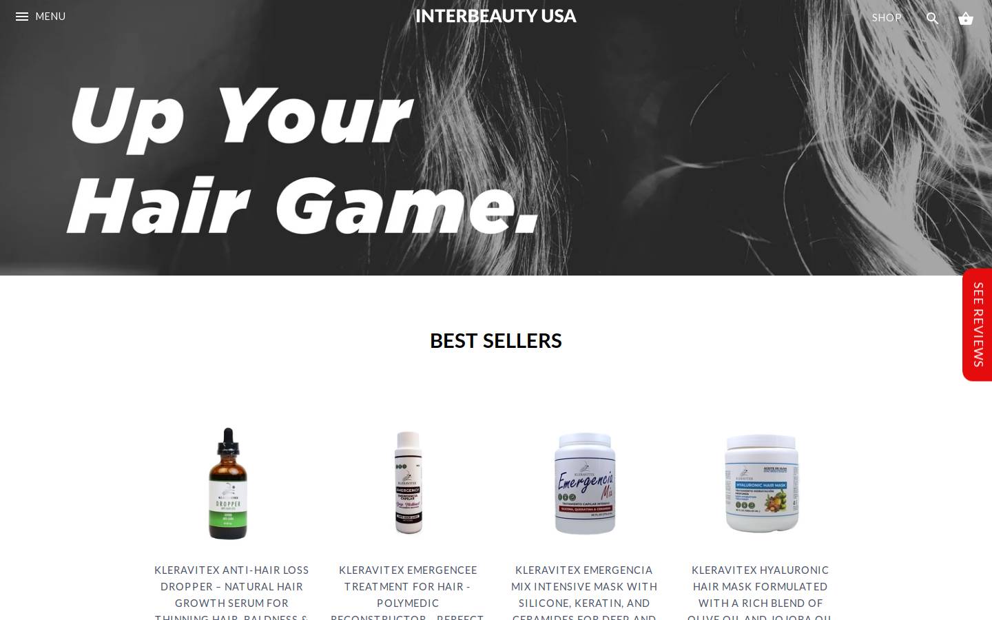 interbeautyusa.com homepage screenshot