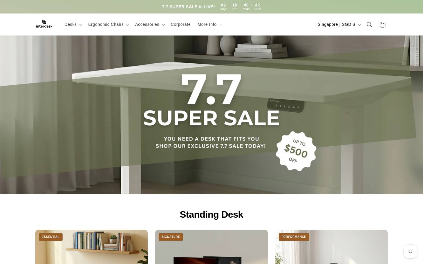 interdesksg.com homepage screenshot