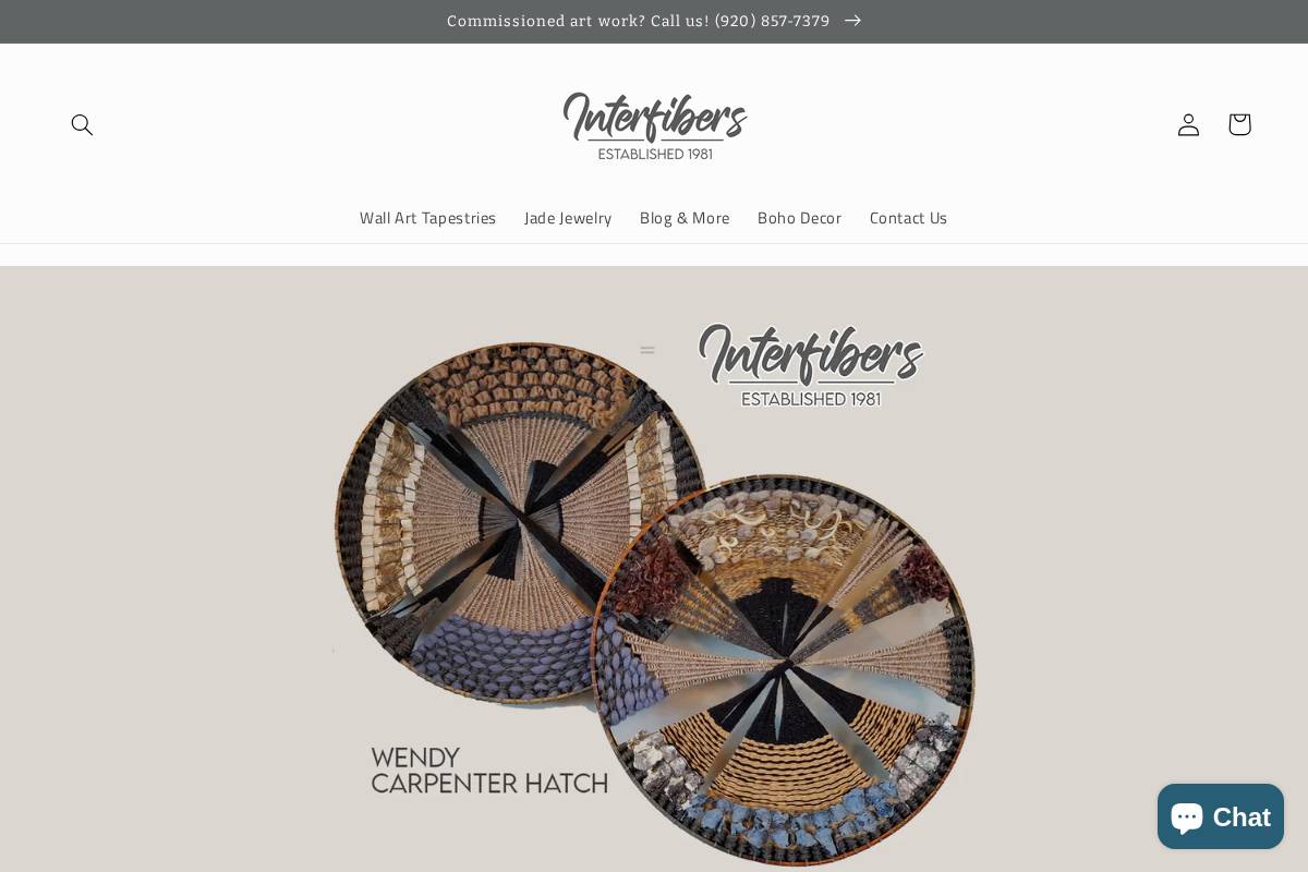 interfibers.com homepage screenshot
