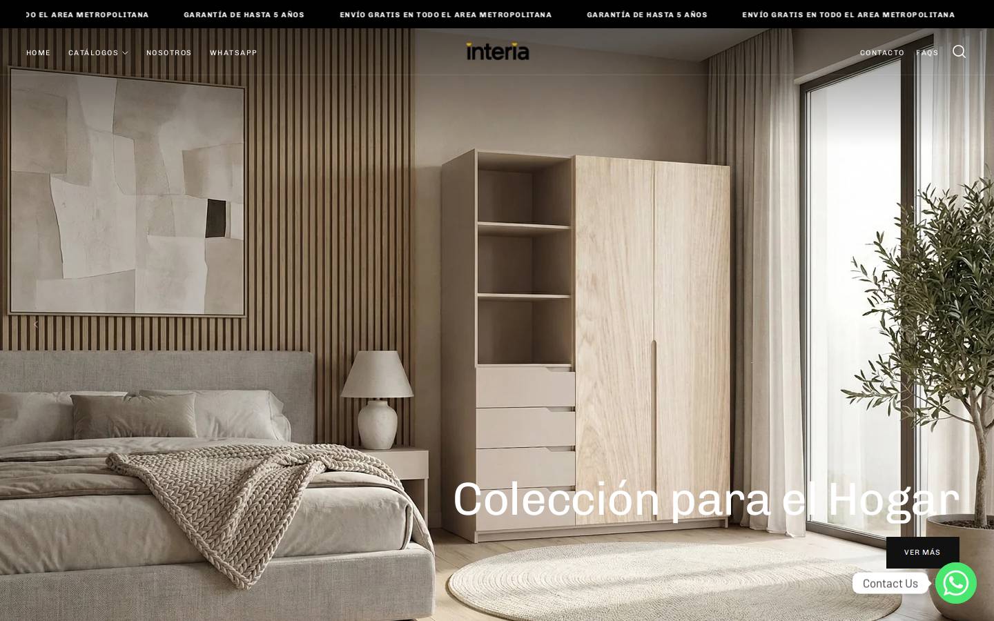interiamuebles.com.mx homepage screenshot