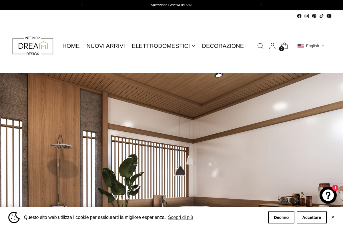 Interiordreamdesign homepage screenshot