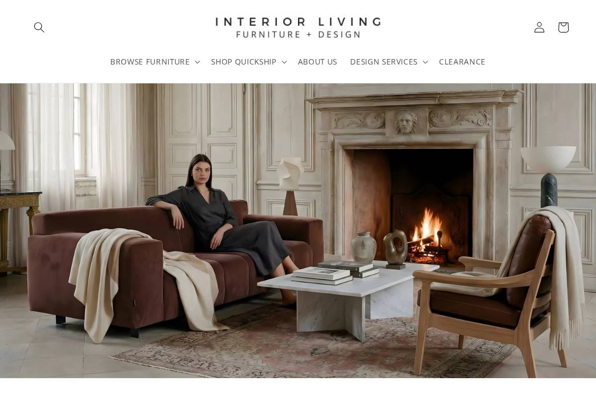 interiorliving.ca homepage screenshot