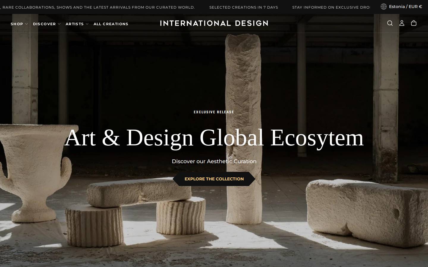 internationaldesign.com homepage screenshot