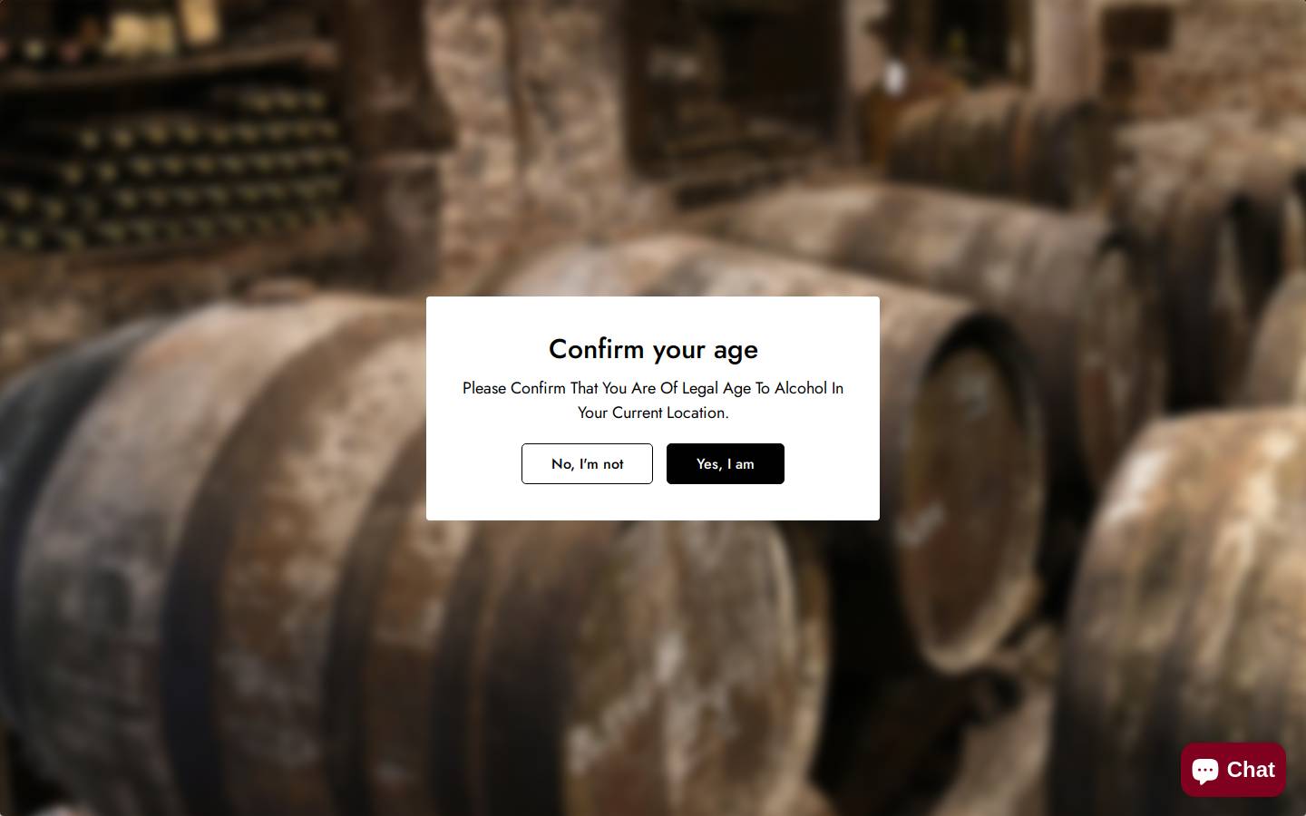 internationaliquorstore.ca homepage screenshot