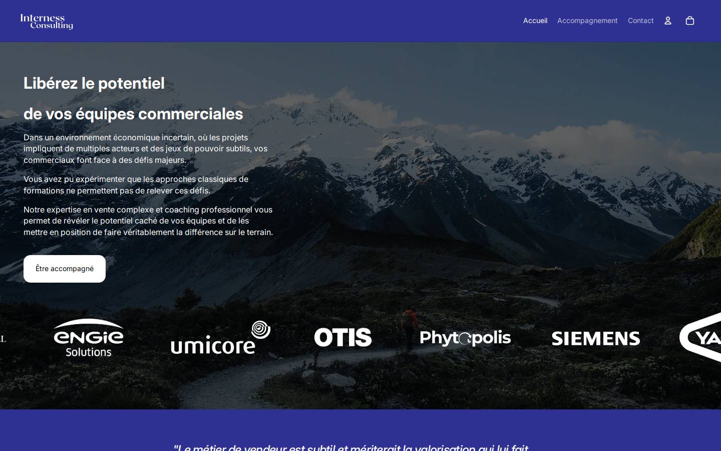 interness-consulting.com homepage screenshot