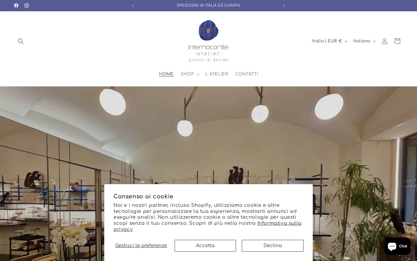 internocortilegioielli.com homepage screenshot