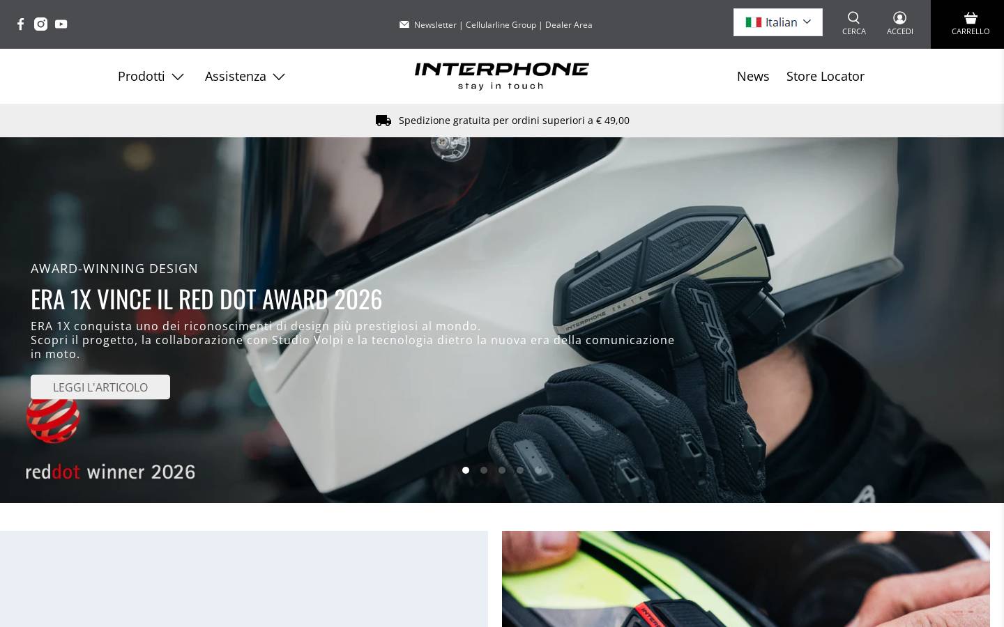 Interphone Pty homepage screenshot