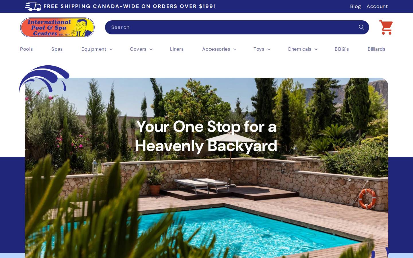 interpools.com homepage screenshot