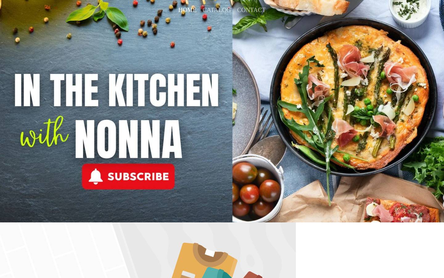 inthekitchenwithnonna.com homepage screenshot