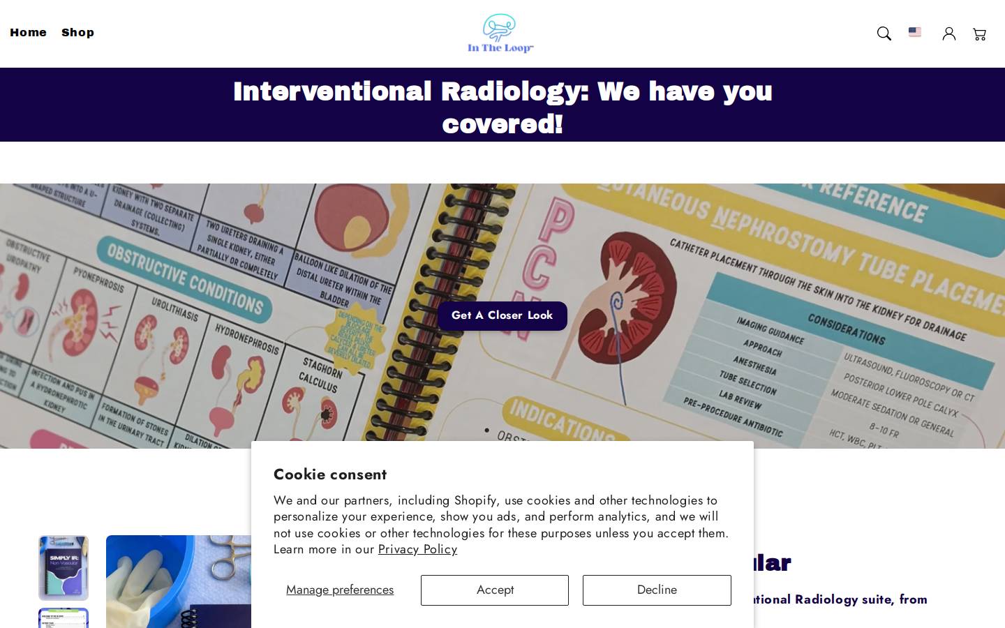 intheloop.store homepage screenshot
