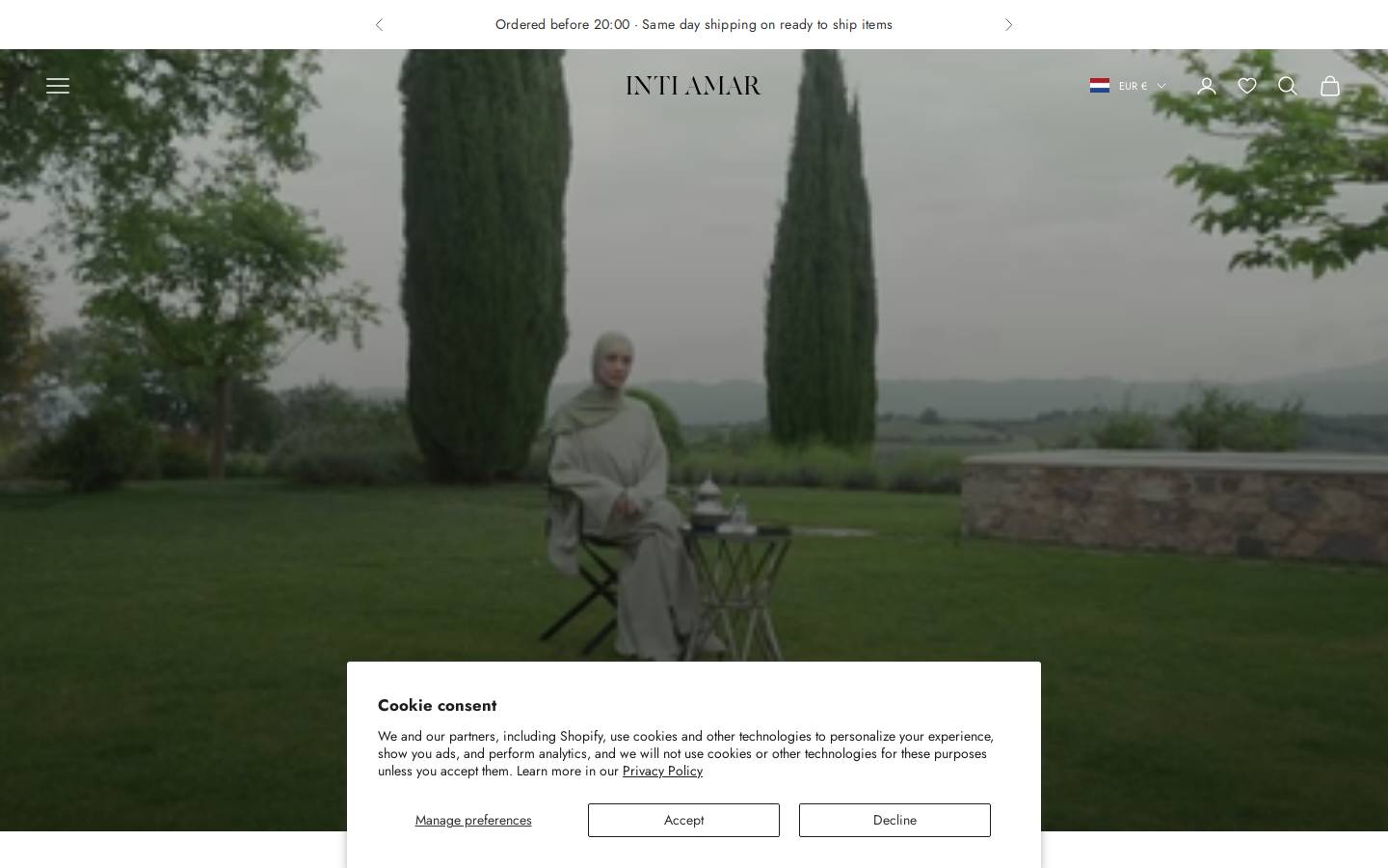 intiamar.com homepage screenshot