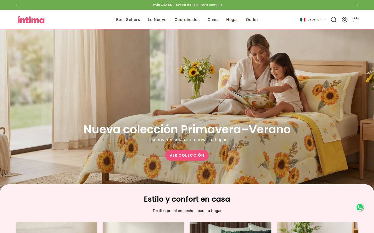 intimausa.info homepage screenshot
