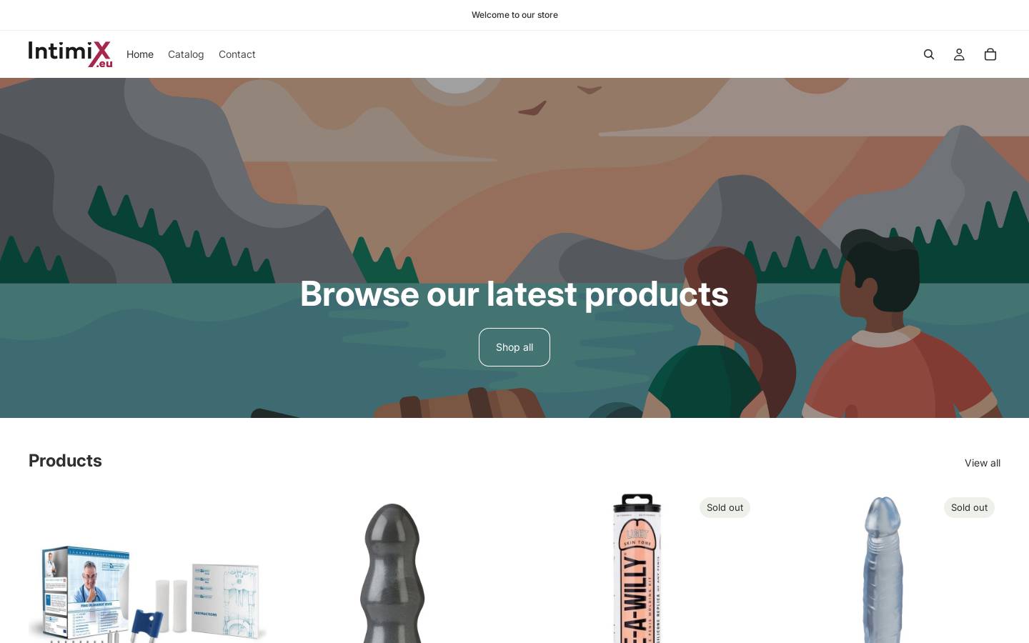 intimix.eu homepage screenshot
