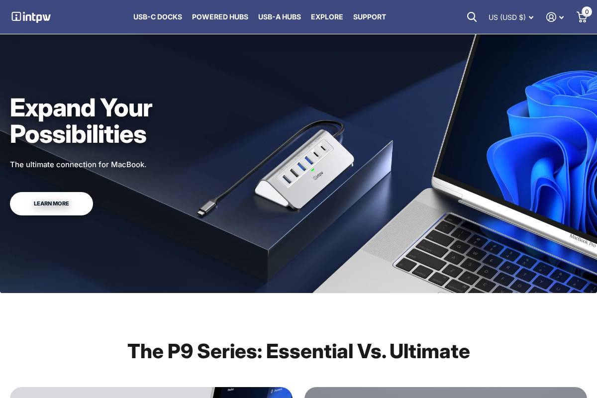 intpw.com homepage screenshot
