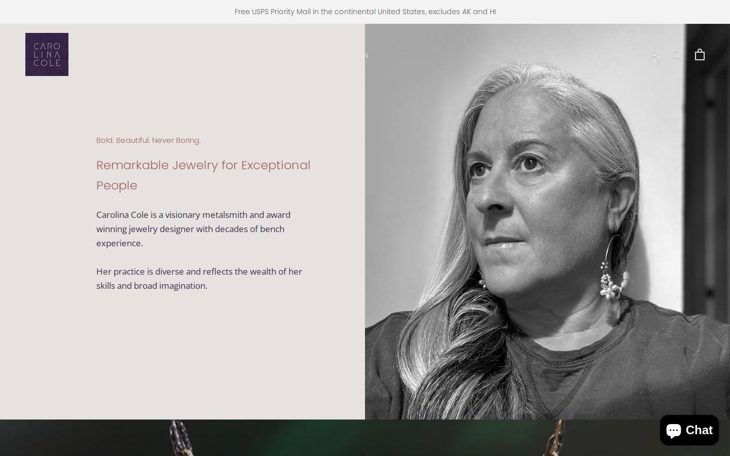 intricatejewelry.com homepage screenshot