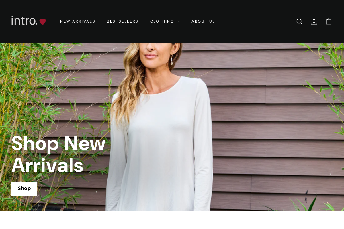 intro-shop.com homepage screenshot