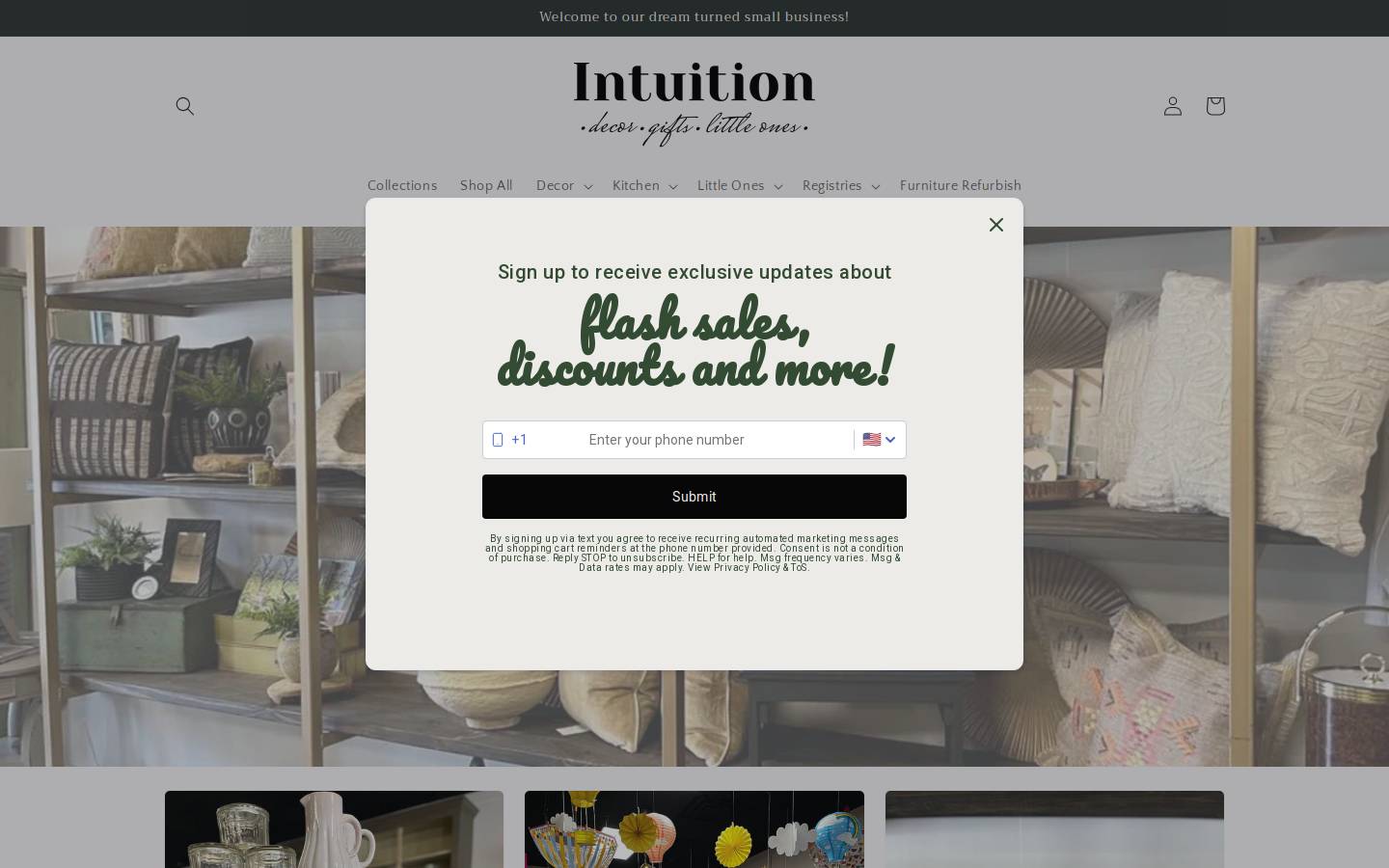 intuition-ky.com homepage screenshot